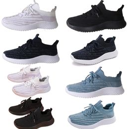 Women's casual shoes, spring and summer fly woven sports light soft sole casual shoes, breathable and comfortable mesh lightweight women's shoes 41