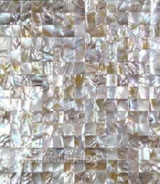 natural iridescent Colour 100 natural Chinese freshwater shell mother of pearl mosaic tile for interior house decoration square st7042019