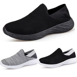 Men Women loafers Running Shoes Soft Comfort Black White Beige Grey Red Purple Green Blue Mens Trainers Slip-On Sneakers GAI size 39-44 color25