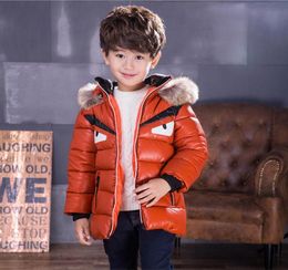 kids Winter down coat boys coats fur hooded coat jacket for 212yrs child toddler boys girls thick down coat jacket7704136