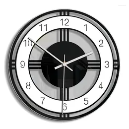 Wall Clocks Acrylic Silent Large Clock Modern Design Battery Operated Quartz Hanging Home Decor Kitchen Watch