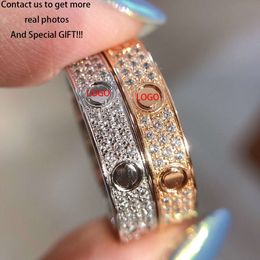Jessy Jewellery Fashion Jewellery Custom Women Girls Silver Gold Men Ring Finger Diamond Stainless Steel LOVE Full Diamonds Rings