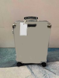 Suitcases Hard Shell Travel Bags Suitcase 20 Inch 26 Inch 30inch Metal Spinner Carry Fashion Luggage Valise Trolley Lager Capacity Box 240305
