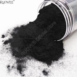 50gram x 3D Brand Black Flocking Velvet Powder for Nail Art Decoration and Other Glitter Crafts 240220