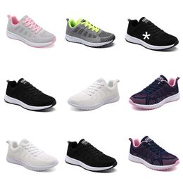 2024 summer running shoes designer for women fashion sneakers white black pink grey comfortable-052 Mesh surface womens outdoor sports trainers GAI sneaker shoes