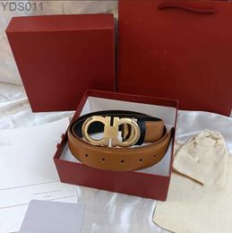 Belts 985 Smooth leather belt luxury belts designer men big buckle male chastity fashion mens 240305