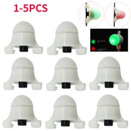 10PC 1-5 night fishing rod tip clamp alarm indicators electronic LED automatic sensing fishing bite alarm lights 240305