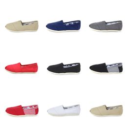 women men GAI casual shoes grey white blue red breathable Light Weight blacklifestyle walking sneakers canvas shoes Six