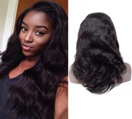 Cheap Brazilian Body Wave Human Hair Lace Front Wigs for Black Women 130 Dendity Peruvian Indian Virgin Hair Swiss Lace Wigs 8220548