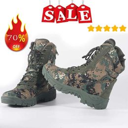 Outdoor Shoes Sandals High Quality Outdoor Training Men Tactical Boots Desert Army Shoes Camouflage Combat Hunting Botas Hiking Shoes YQ240301