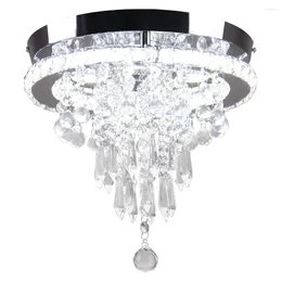 Ceiling Lights Modern LED Crystal Chandelier Small Flush Mount Light Fixture For Hallway Entrance Foyer Bedroom