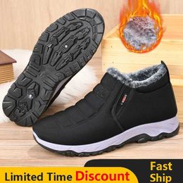 Outdoor Shoes Sandals Snow Boots MenS Slip On Winter Warm Shoes For Men Women Waterproof Ankle Boots Winter Male Snow Botines Hiking Boots Femininas YQ240301