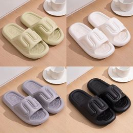 Slippers for men women Solid Colour hots low soft black white Light Brown Multis walking mens womens shoes trainers GAI