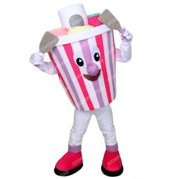 Hot Sales Ice Cream Mascot Costume Halloween Christmas Fancy Party Dress CartoonFancy Dress Carnival Unisex Adults Outfit