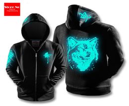 Golwing Wolf Printed Hoodies Men 3d Hoodies Sweatshirts Boy Jackets Cool Pullover Women Tracksuits Animal Streetwear Out Coat Q1228217198