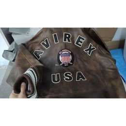 Rust Colour LIMITED EDITION CROC ICON JACKET AVIREX Lapel Sheepskin Leather Casual Athletic Coat High Quality Custom Crocodile Jacket Designer Jacket 216 224