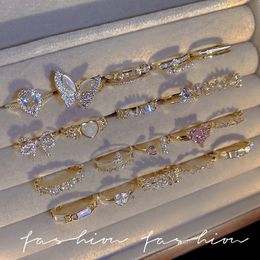 2024 Ring für Frauen Designer Ring Klassische Luxusdesigner -Schmuckringe für Mädchen Titanium Stahl Diamantringe nie verblassen nicht allergisch