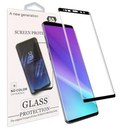 Full Curved Screen Protector Tempered Glass for Samsung Note 10 S10 S20 Plus Fingerprint Unlock Protector Film for Samsung S9 S8 P4063880