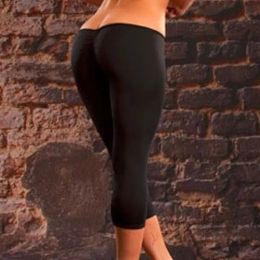 Capris Sexy Super Low Waist Cropped Cut B Capris Trousers Capris Women Pants Slimming Solid Black White Pants