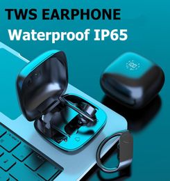 True Wireless Earbuds OverEar Hooks Bluetooth Stereo Wireless Earphones sport Touch Control IPX5 Waterproof4424336