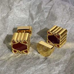 Stud Geometric Solid Earrings Designer Women Golden Dangle Ear Studs Stereoscopic Block Earring Brass mens Anagram Stud Luxury Jewelry 240306