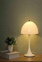 Modern Desk Lignt Mushroom Table Lamp White Table Lamp Luminaire Living Room Bedroom Lamp Bedside Table Light Decor Fixtures H22049739898