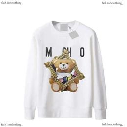 Designer Moschino Hoodies Perfect Oversized Autumn Moschino Womens Hoodys Sweater Sports Round Neck Long Sleeve Casual Loose Sweatshirts 782