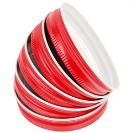 Dinnerware Mason Jar Lids Canning Jars Wide Mouth Jam Covers Leak-proof Storage Caps Reusable