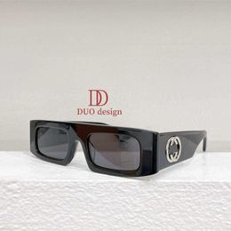 Hot sale Fashion Luxury Brand Designer Black Shades Square Sunglasses Plank High quality Original sunglasses Fast ship