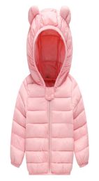 Autumn Winter Baby Coat Cotton Cute Hooded jacket Casual Active fashion Kids Jacket outwear Children Clothing Sports Suit5961800