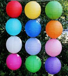 10inch Chinese Paper Lanterns Wedding Decoration Lamps Home Party Garden Wedding Decor Multi Colors 8534074