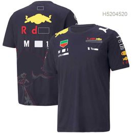 Men's Polos New Rebull F1 T-shirt Apparel Formula 1 Fans Extreme Sports Fans Breathable F1 Clothing Top Oversized Short Sleeve Customizable F60p