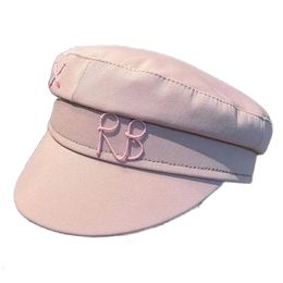 Luxury Design Brand Military Cap For Women Men Letters sboy Hat Student Outdoor Party 240220