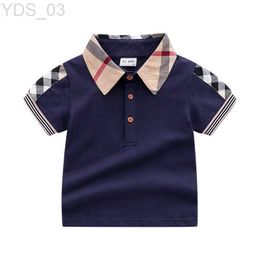 T-shirts Boys Summer Clothes Baby Short Sleeve Polo Shirts Fashion Toddler Children Tee Casual Sport Outfits Designers Clothes 1 6Y 240306