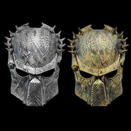 Designer Masks Alien Predator Mask Full Face COS Masks Halloween Party Cosplay Horror Mask Costume Supplies Masque Accessories