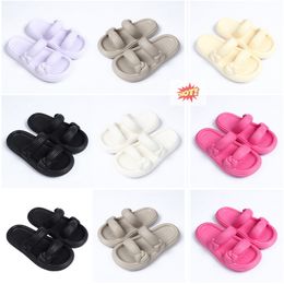 Summer new product slippers designer for women shoes white black pink blue soft comfortable beach slipper sandals fashion-051 womens flat slides GAI outdoor shoes