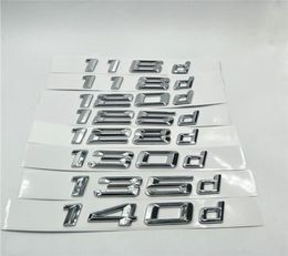 For BMW E82 E88 E81 F20 F21 1 Series 116d 118d 120d 125d 128d 130d 135d 140d Emblem Trunk Stickers5177453