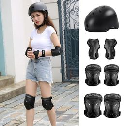 Roller Skating Protector for Kids Adults Riding Skateboard Land Surfboard Elbow Knee Wrist Hip Pads Helmet Head Protective Gear 240304