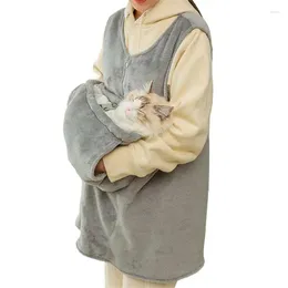 Cat Carriers Sling Apron Soft To Carry Cats With Buckle Cozy Front Pocket Stylish Aprons For Picnicing Camping Walking