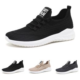 running shoes for men women Solid color hots low black white Burgundy breathable mens womens sneaker walking trainers GAI