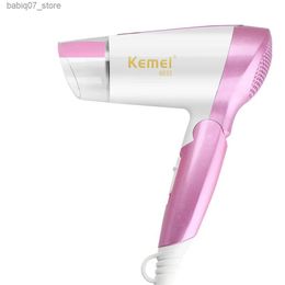 Hair Dryers Kemei hair dryer KM-6833 foldable Q240306