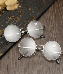 Retro men women round mirror reading glasses for metal frame glasses plain mirror Personalised 1004005374062