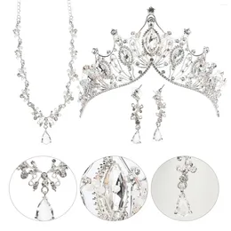 Necklace Earrings Set 1 Wedding Tiaras Headpiece Dangle Bridal Costume Accessories