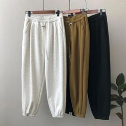 Women's Pants Plush And Thick Leggings Sports 2024 Winter Elastic Waist Loose Casual