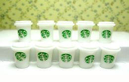 Dollhouse Miniature Coffee Cups Kitchen Food Drink Beverage Scaled Model toy Mini Fairy Garden Simulation Decor Resin craft Ac1286985