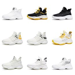 GAI Running shoes Mens breathable black white gray yellow Spring and Summer Breathable Lightweight trainers tennis Five