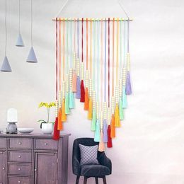 Tapestries Macrame Wall Hanging Decoration Colourful Tassel Tapestry Home Decor For Livingroom Bedroom