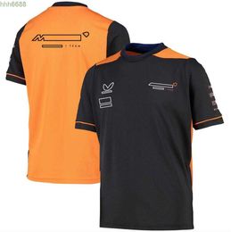 Udhn Men's Polos New F1 Team T-shirt Men and Women with the Same Style Formula One Fan Clothing Can Be Plus Size Customizable