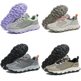 Men Women Classic Running Shoes Soft Comfort Black Grey Beige Green Purple Mens Trainers Sport Sneakers GAI size 39-44 color7