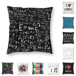 Pillow Mathematics Formulas Math Symbol Square Pillowcover Home Decor Science Physics Teacher Gift S Throw Case For Sofa